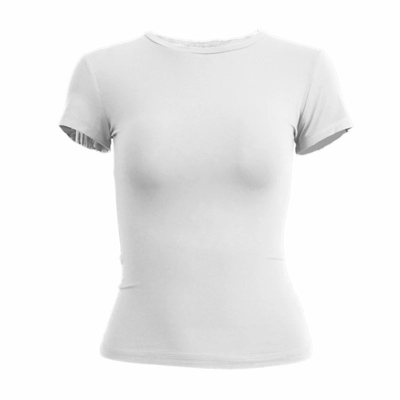 T-shirt slim à manches courtes
