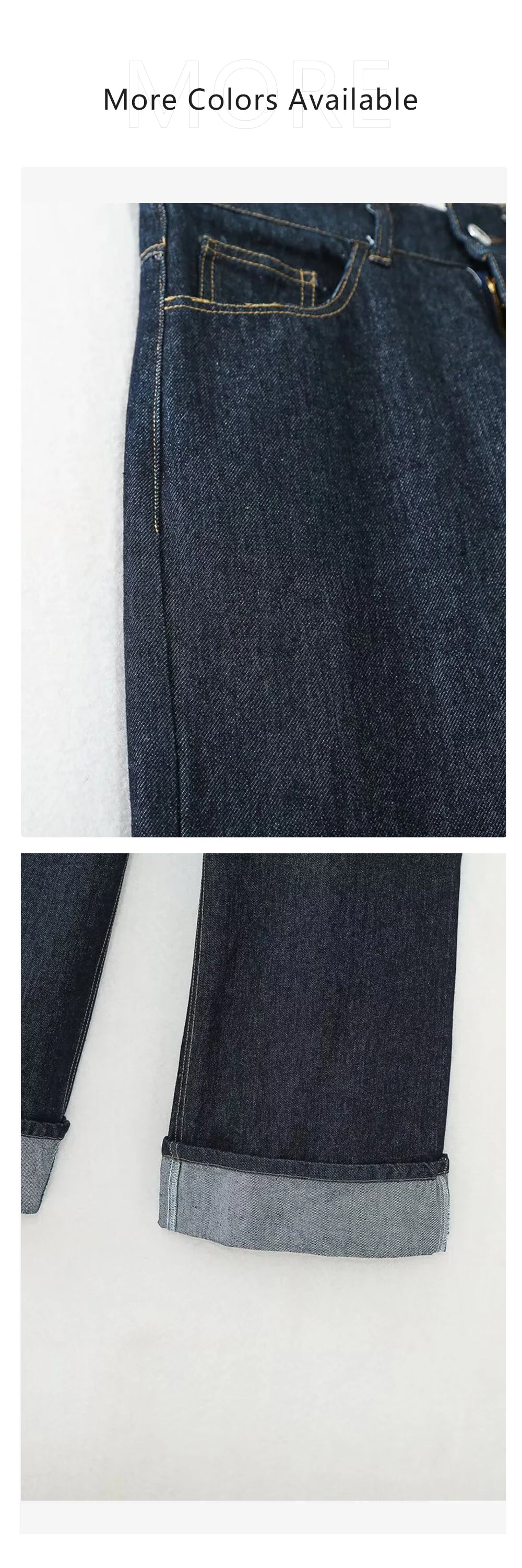 Ensemble en jean pour femme avec veste boutonnée et pantalon à jambes larges